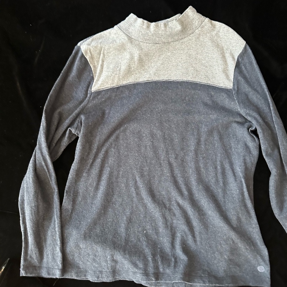 T by Talbots navy top. Size XL.